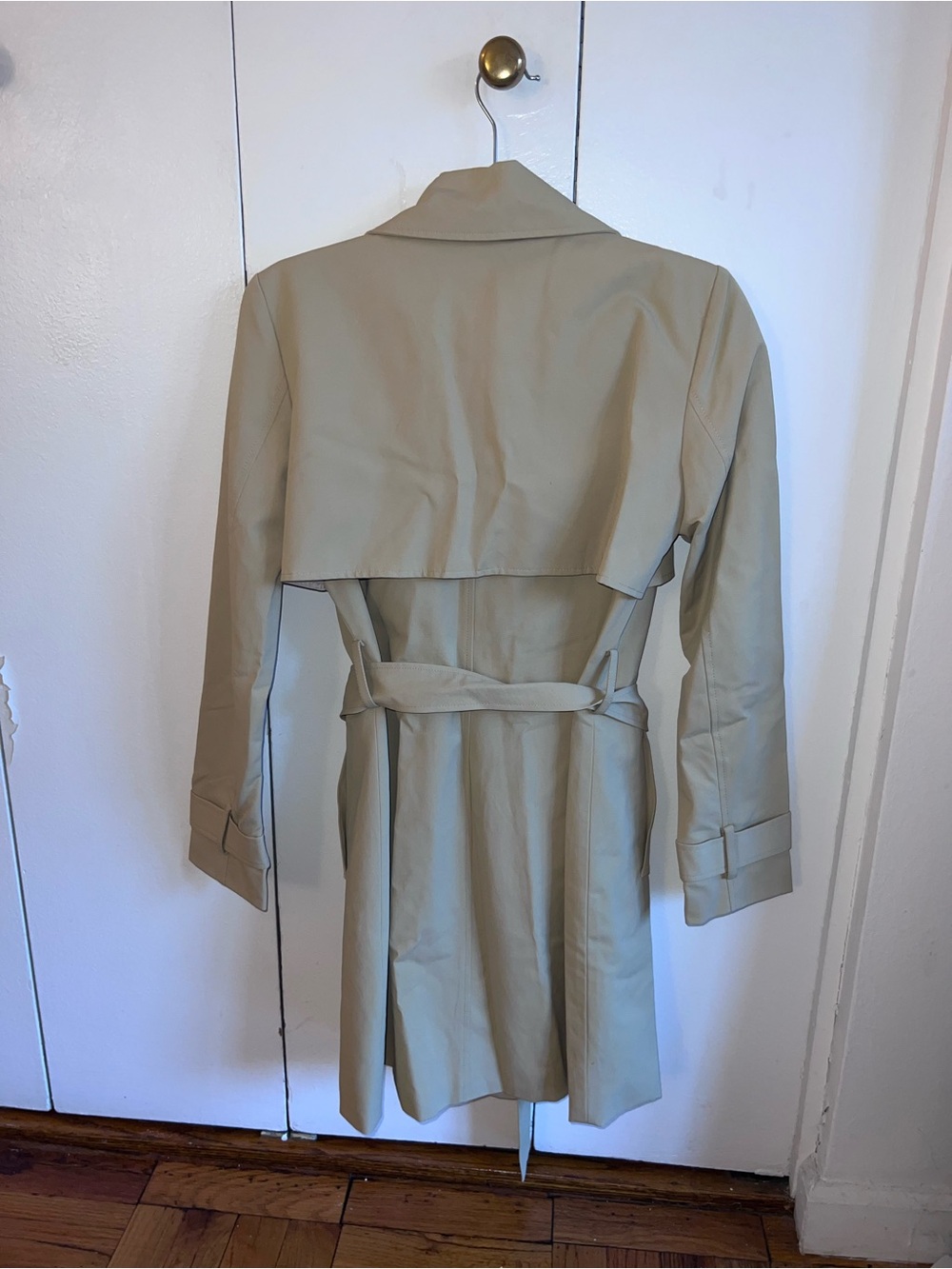 New York & Company Tan Trench Coat - Picture 5 of 5